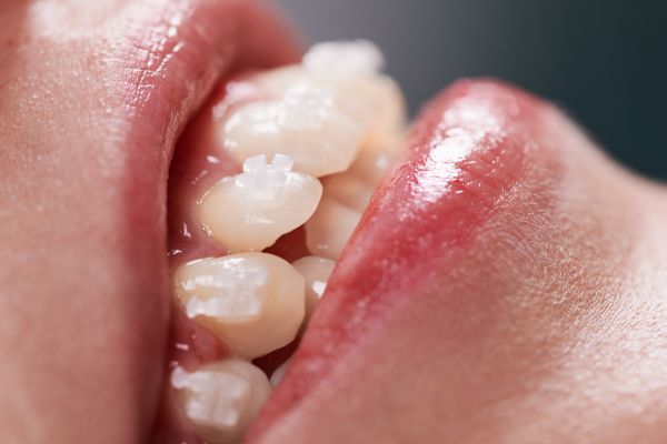 manchas en los brackets
